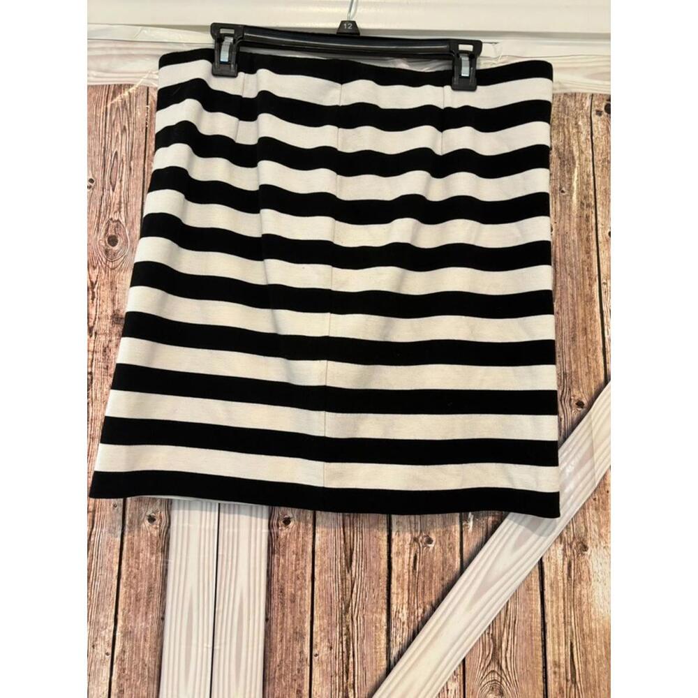 Womens sz 12‎ Vince Comuto black and white skirt #277